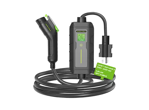 Зарядное устройство для электромобилей Aweltec CEVMaster Level 1+2, 16 А, 110&ndash;240 В, J1772, портативное, 16 футов